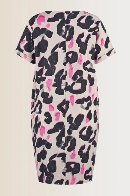 Jurk met abstracte print