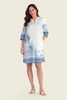 Jurk met botanisch dessin