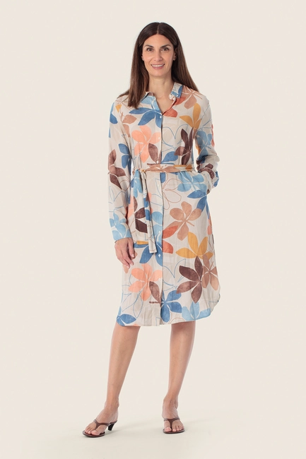 Jurk met botanische print