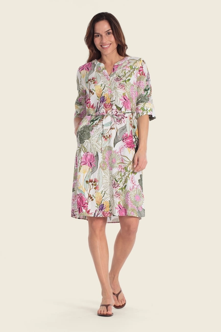Jurk met botanische print