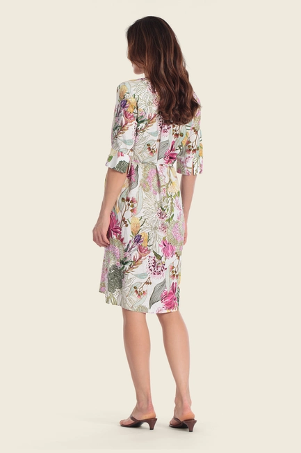 Jurk met botanische print