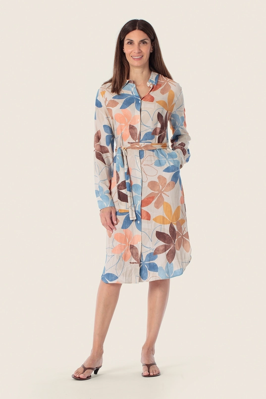 Jurk met botanische print