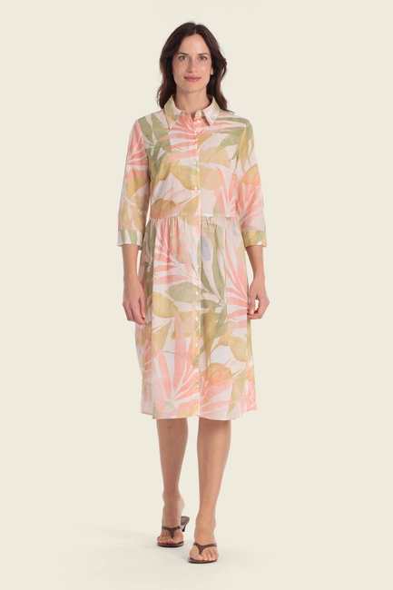 Jurk met tropische print