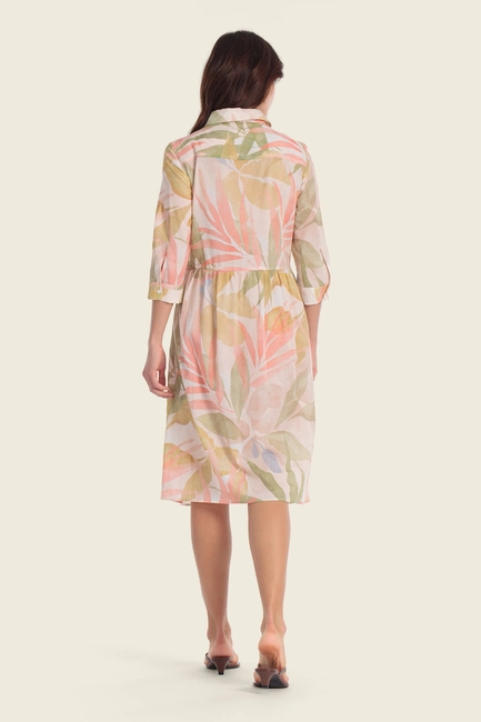 Jurk met tropische print