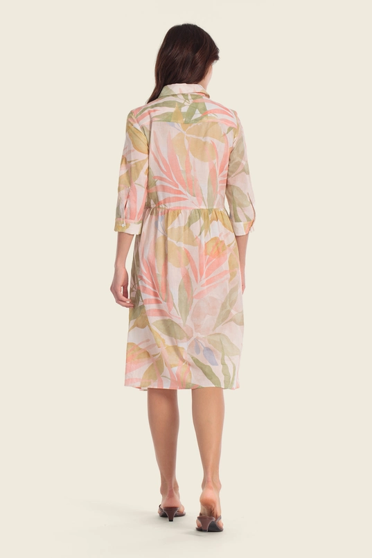 Jurk met tropische print