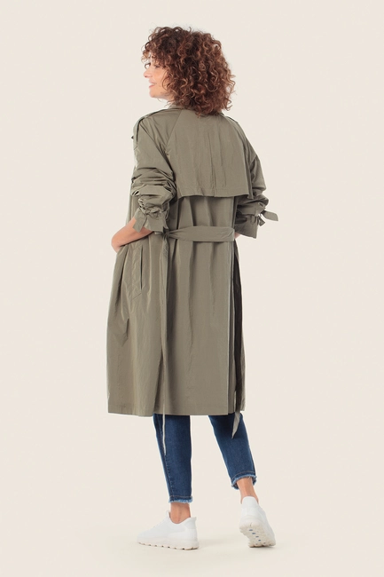 Lange trenchcoat