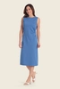 Midi-jurk met strak silhouet
