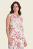 Mouwloze top met paisleyprint