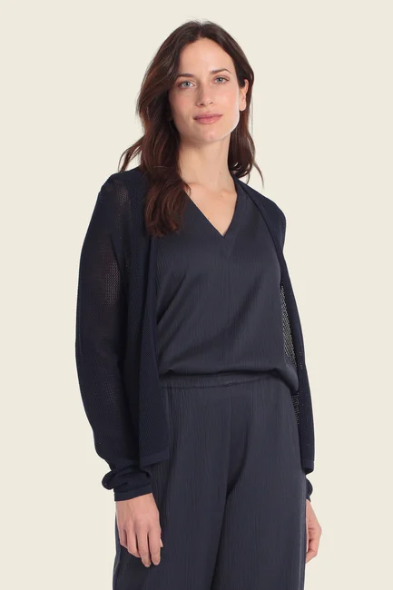 Opengebreid vest