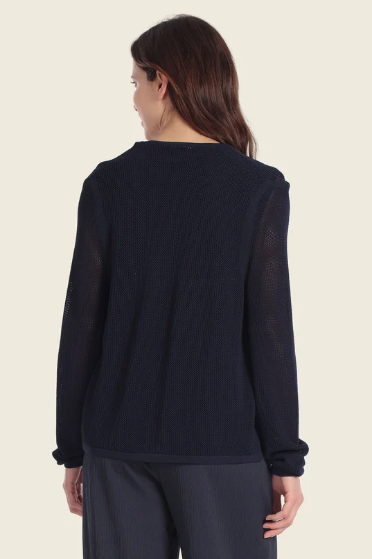 Opengebreid vest