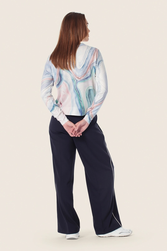Pastel marmerprint vest