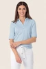 Poloshirt met open kraag