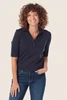 Poloshirt met open kraag