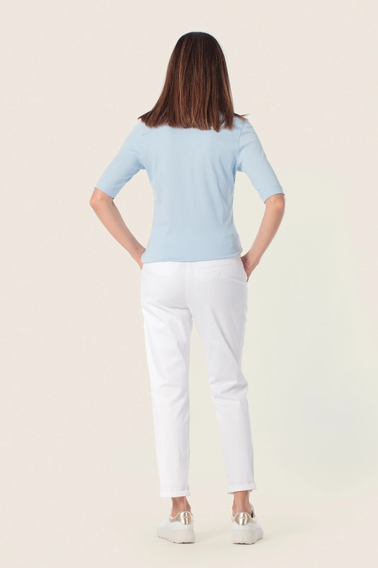 Poloshirt met open kraag