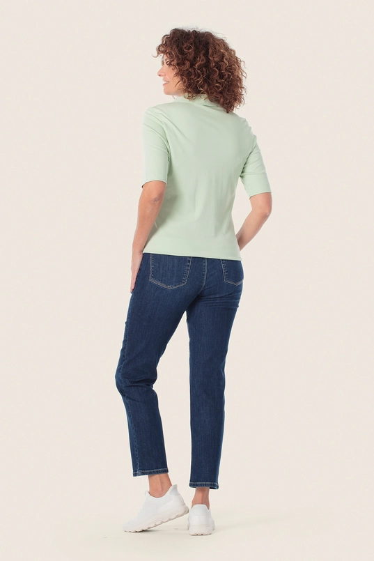 Poloshirt met open kraag