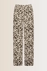 Print broek met wide leg