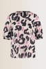 Print top met korte mouw