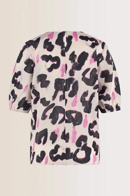 Print top met korte mouw