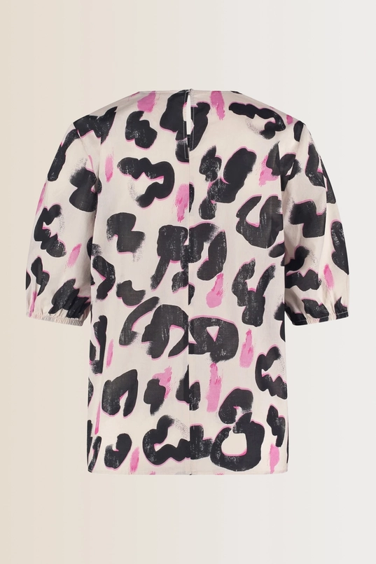 Print top met korte mouw