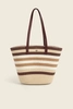 Raffia shopper
