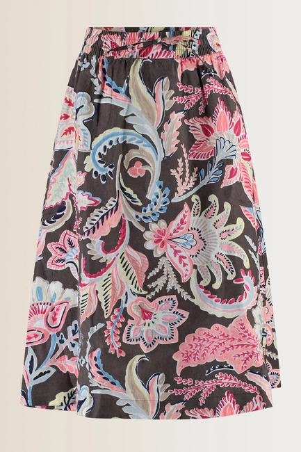 Rok met verfijnde paisleyprint