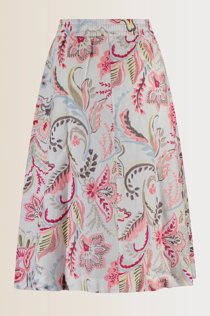 Rok met verfijnde paisleyprint