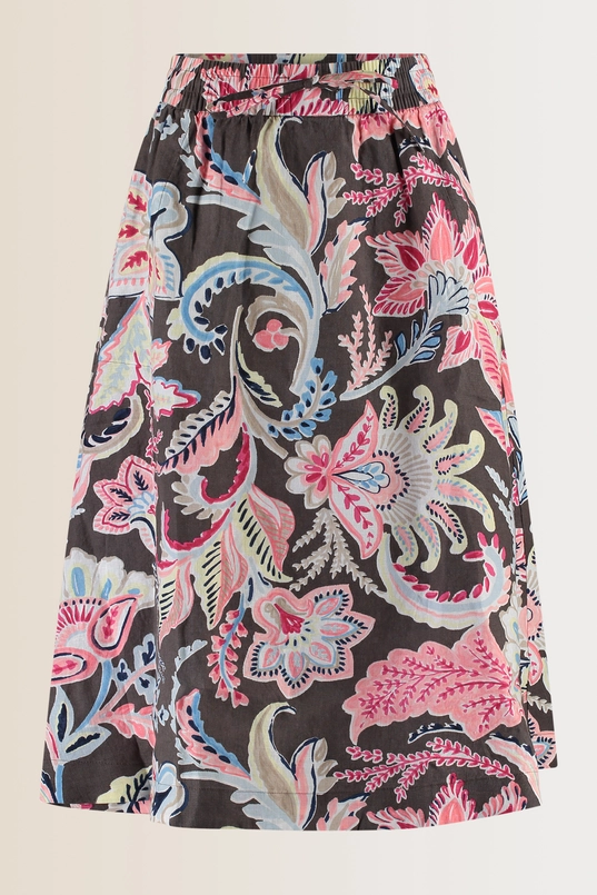Rok met verfijnde paisleyprint