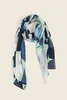 Shawl met grafisch dessin