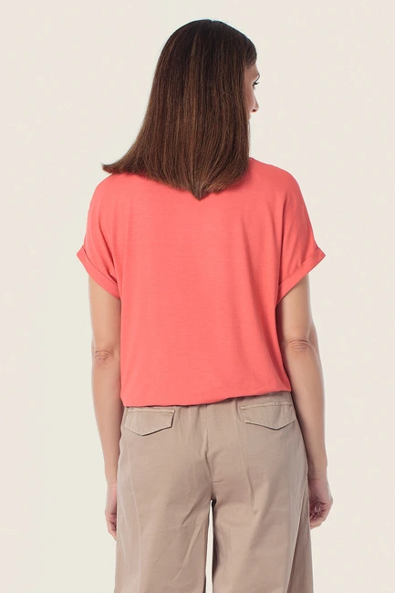 Shirt met abstracte print