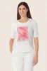 Shirt met bladprint