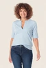Shirt met split-hals