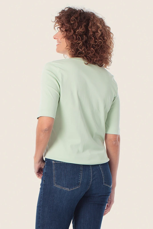 Shirt met split-hals