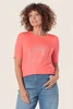 Shirt met strassapplicatie