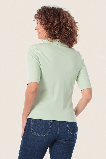 SHORT SLEEVE BASIC POLO T-SHIRT