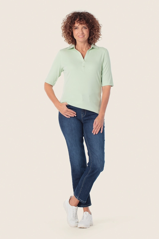 SHORT SLEEVE BASIC POLO T-SHIRT