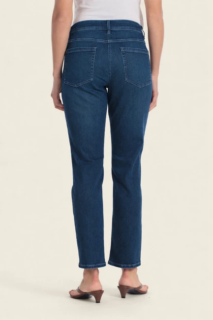 Slim fit broek met stretch