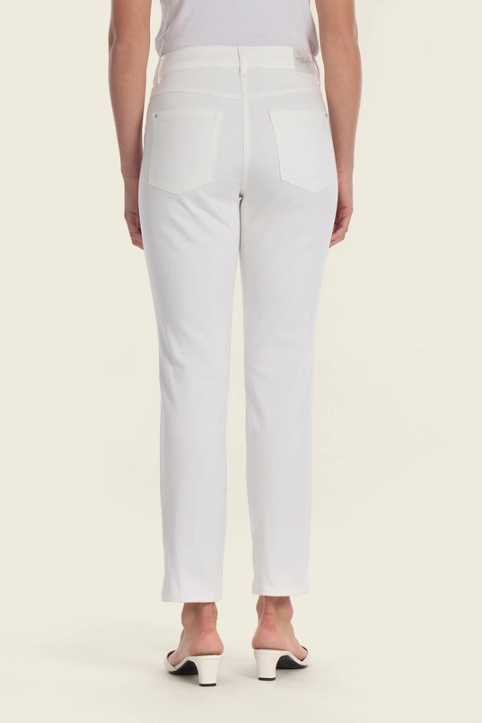 Slim fit broek met stretch