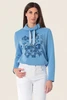 Sweater met grafische print