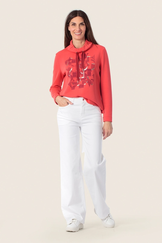 Sweater met grafische print