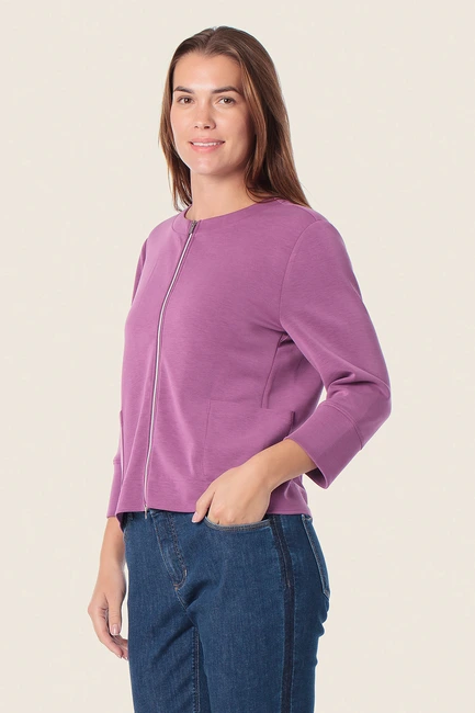 Sweatvest met ritssluiting