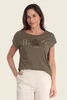 T-shirt met applicatie
