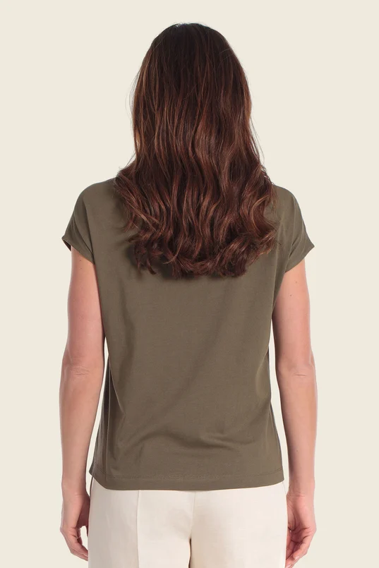 T-shirt met applicatie