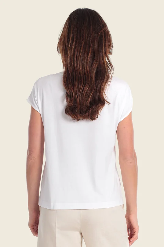 T-shirt met applicatie