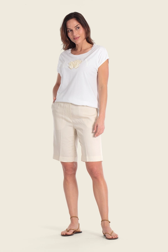 T-shirt met applicatie