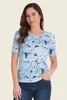 T-shirt met bloemenprint