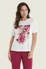 T-shirt met bloemenprint