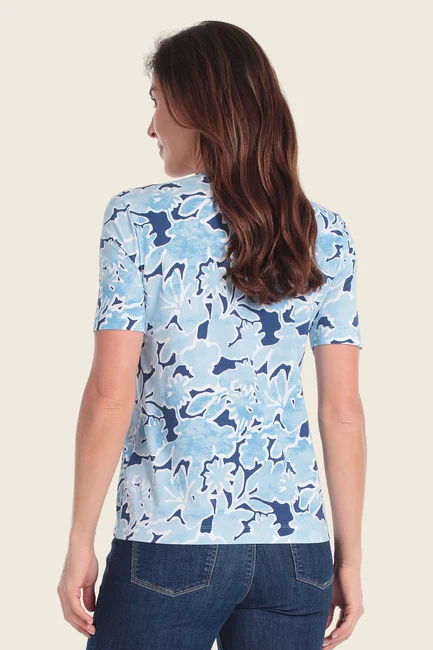 T-shirt met bloemenprint