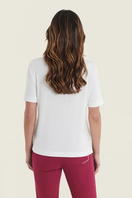T-shirt met bloemenprint