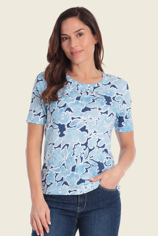 T-shirt met bloemenprint