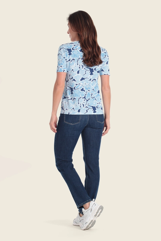 T-shirt met bloemenprint